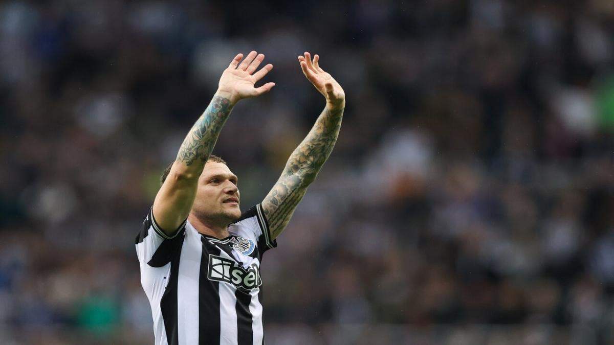 Newcastle defender Kieran Trippier